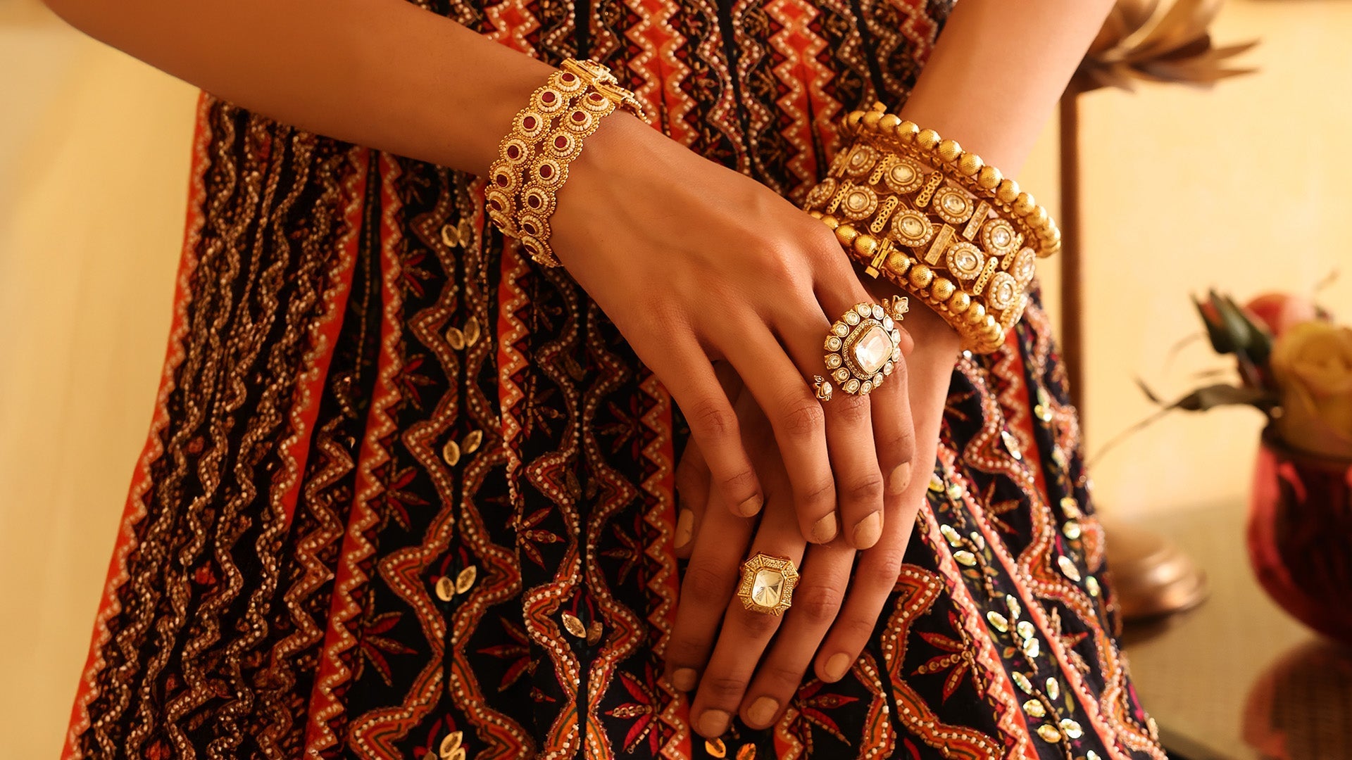 Timeless Beauty of Temple Jewellery Bangles