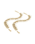 Gold Pearl Kundan Payal Anklet