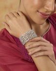 Zircon Cocktail Cuff Bracelet