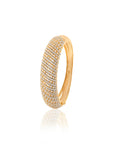 Gold Zircon Cocktail Cuff