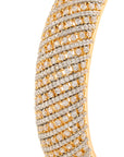 Gold Zircon Cocktail Cuff