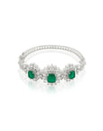 Green Zircon Cocktail Bracelet