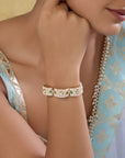 Ranisah Kundan Polki Bracelet