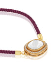 Saanjh Kundan Polki Rakhi Bracelet