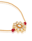 Veera Kundan Polki Rakhi Bracelet