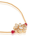 Kamal Kundan Polki Rakhi Bracelet