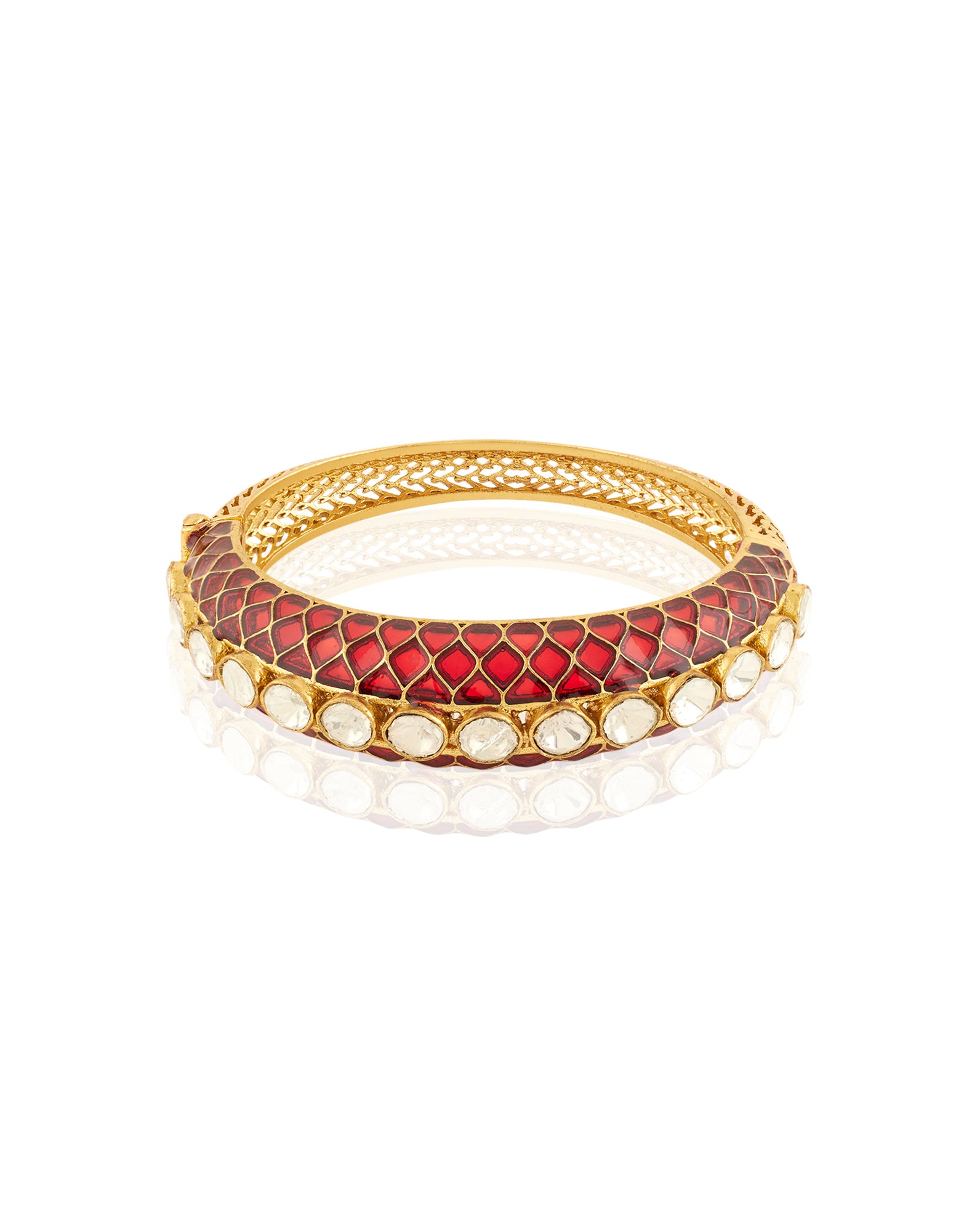 Mayira Kundan Bangle