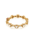 Kundan Gold Abstract Bangle
