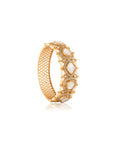 Kundan Pearl Gold Bangle