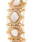 Kundan Pearl Gold Bangle