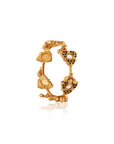 Ghoongroo Kundan Polki Gold Bangle