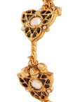 Ghoongroo Kundan Polki Gold Bangle