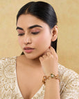 Zylen Kundan Polki Bangle
