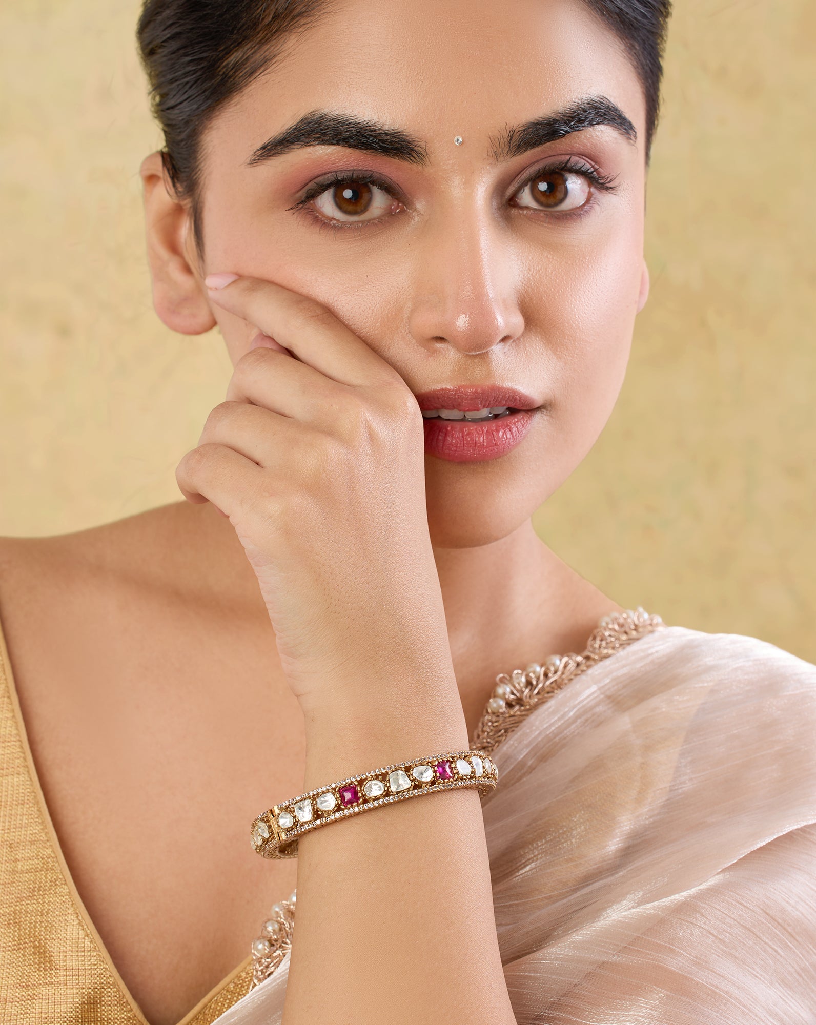 Chitralaya Kundan Polki Bangle