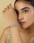 Damak Zircon Openable Bangle