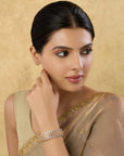 Velvini Zircon Openable Bangle