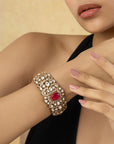 Renooka Kundan Polki Bangle
