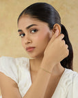 925 Sterling Silver Emerald Tennis Bracelet
