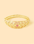 Ruby Pearl Jadau Gold Bracelet