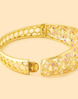 Ruby Pearl Jadau Gold Bracelet