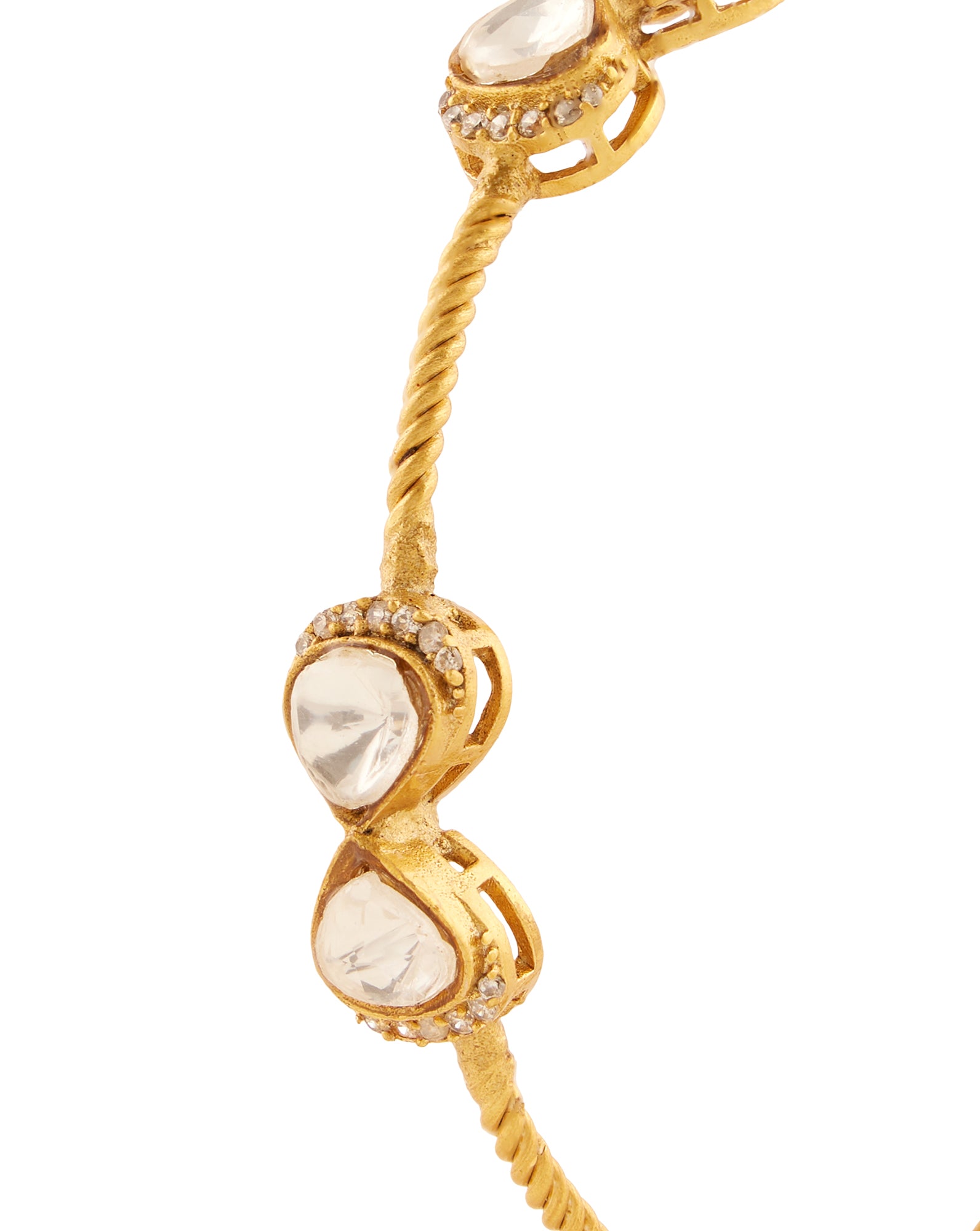 Mandara Kundan Polki Bangle