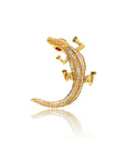 Croc The Talk Brooch