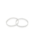 White Zirconia Bangles