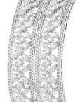 White Zirconia Jaali Bangles