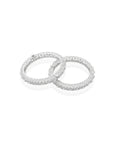 Zirconia Bangle Pair