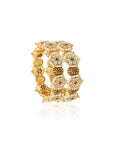 Festive Temple Bangle Set