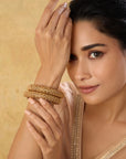Statement Temple Bangle Pair