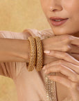 Statement Temple Bangle Pair