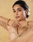 Intricate Temple Bangle Pair