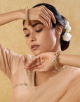 Gold Temple Bangle Set