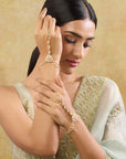Traditional Kundan Gold Haath Phool