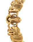 Gold Ganesha Temple Bangles