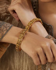 Laxmi Gold Temple Bangle