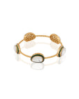 Kundan Gold Minimal Bangle Bracelet