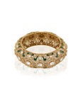 Gold Kundan Polki Statement Bangle Bracelet