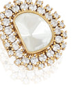 Polki Kundan Gold Festive Stud Earrings