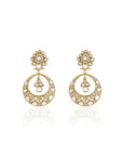 Kundan Polki Festive Chaandbaali Earrings