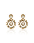 Kundan Polki Dangler Earrings