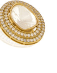 Polki Kundan Gold Festive Statement Earrings