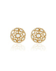 Kundan Polki Festive Stud Earrings