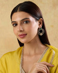Kundan Polki Filigree Stud Earrings