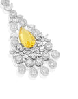 Pearl Zircon Dangler Earrings
