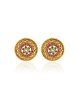 Temple Coloured Stone Studs