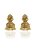 Basra Pearl Temple Jhumkas
