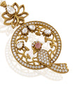 Antique Kundan Gold Dangler Earrings