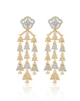 Zircon Two Tone Waterfall Danglers